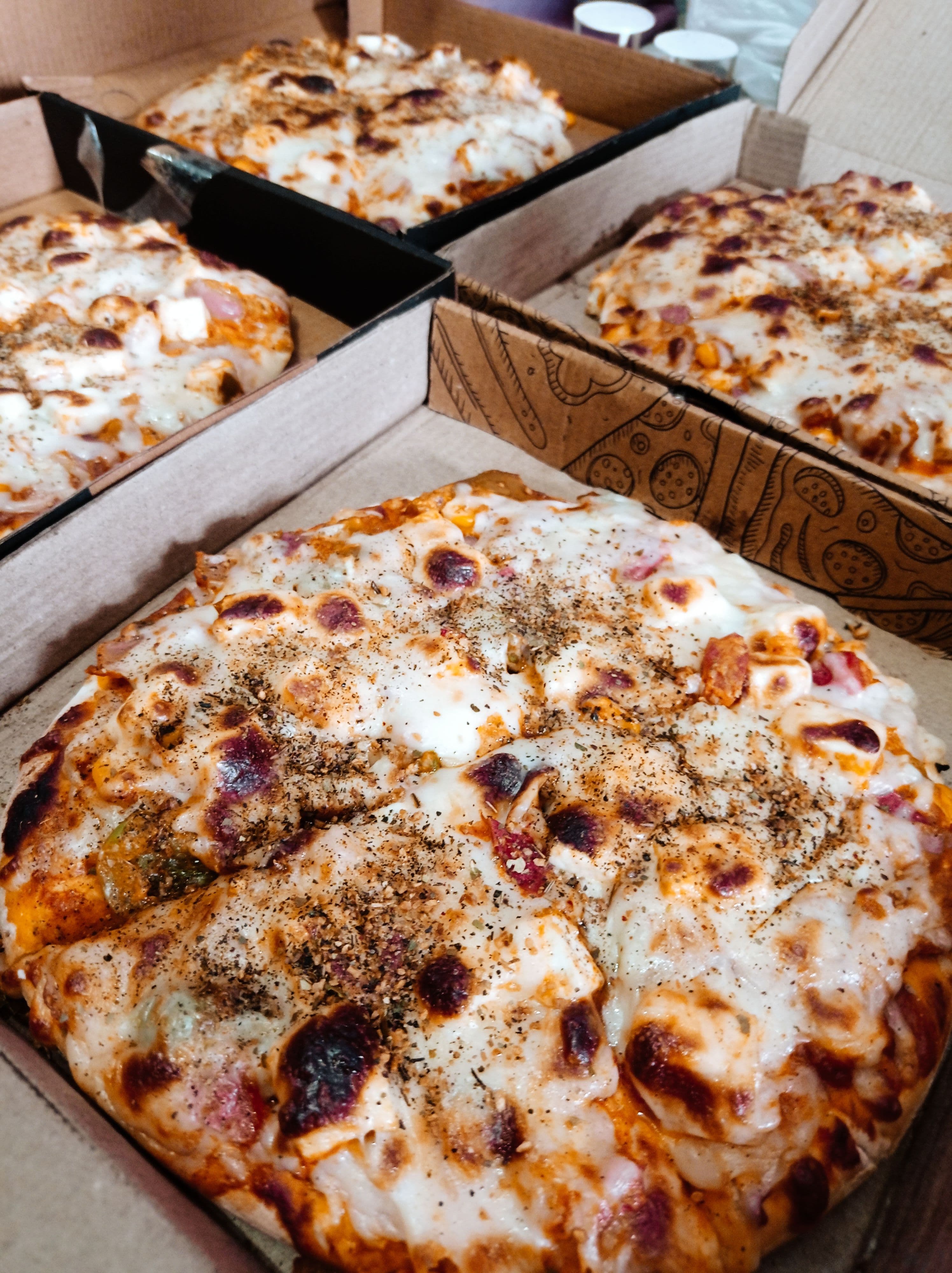12" MED Shrimp Pizza