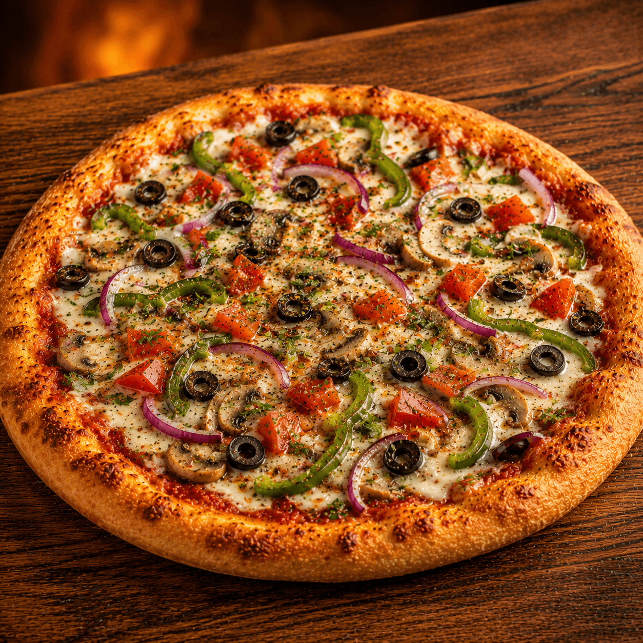 12" MED Veggie Pizza