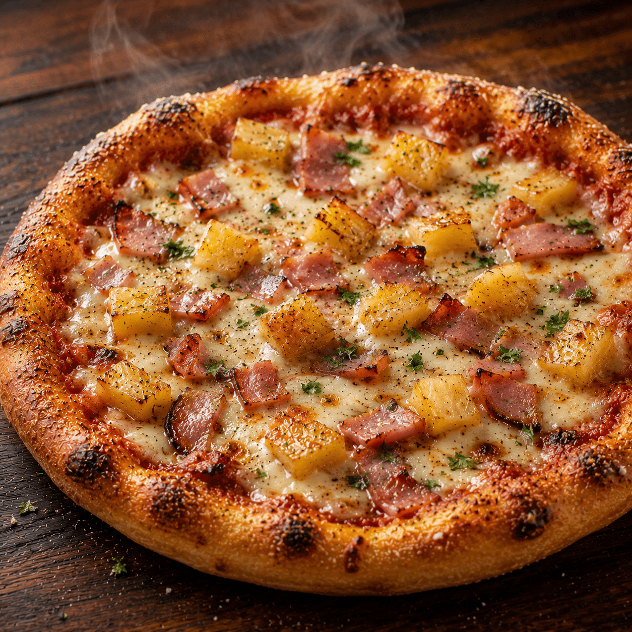 12" MED Hawaiian Pineapple Pizza