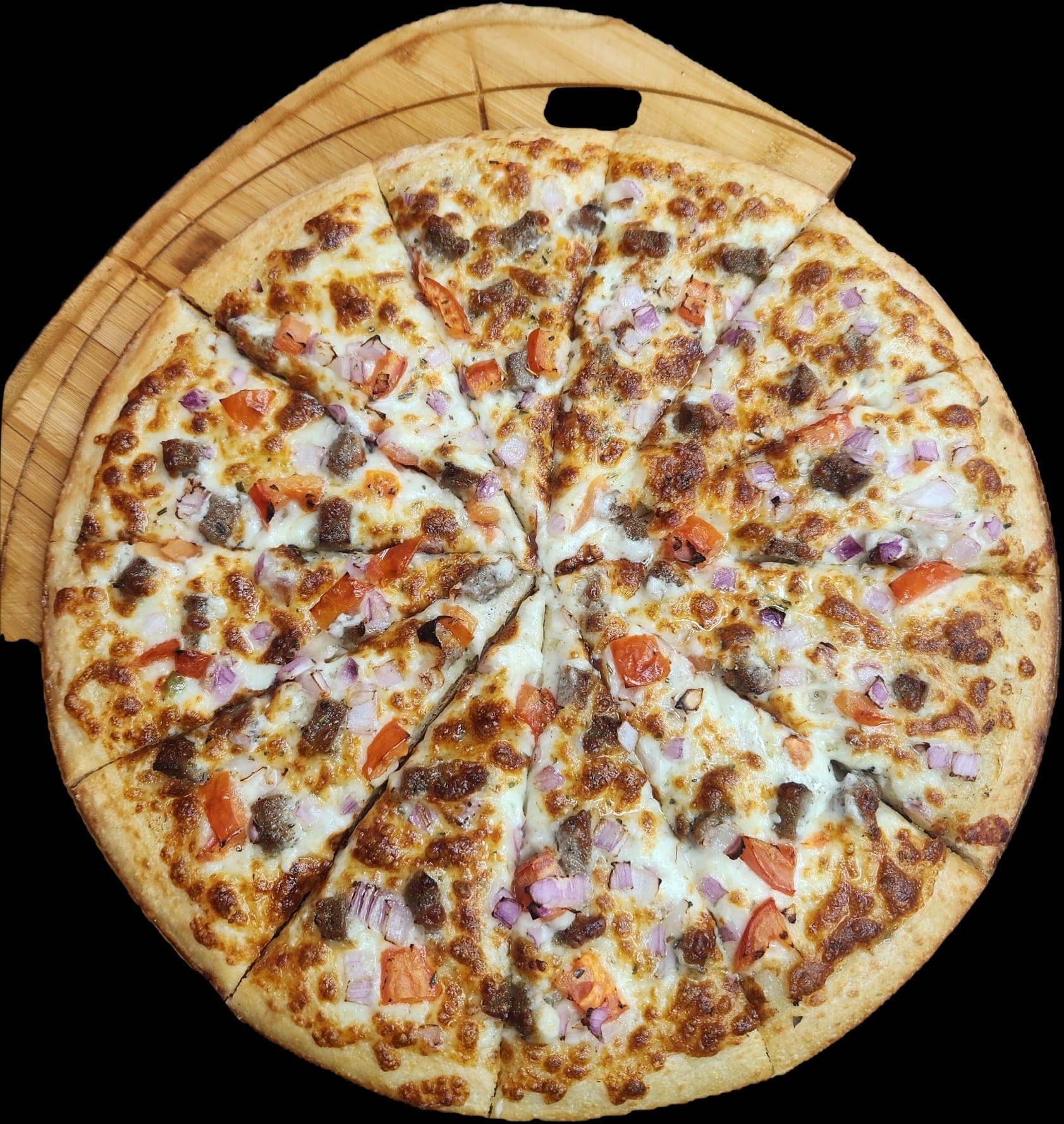 12" MED Beef Gyro Pizza