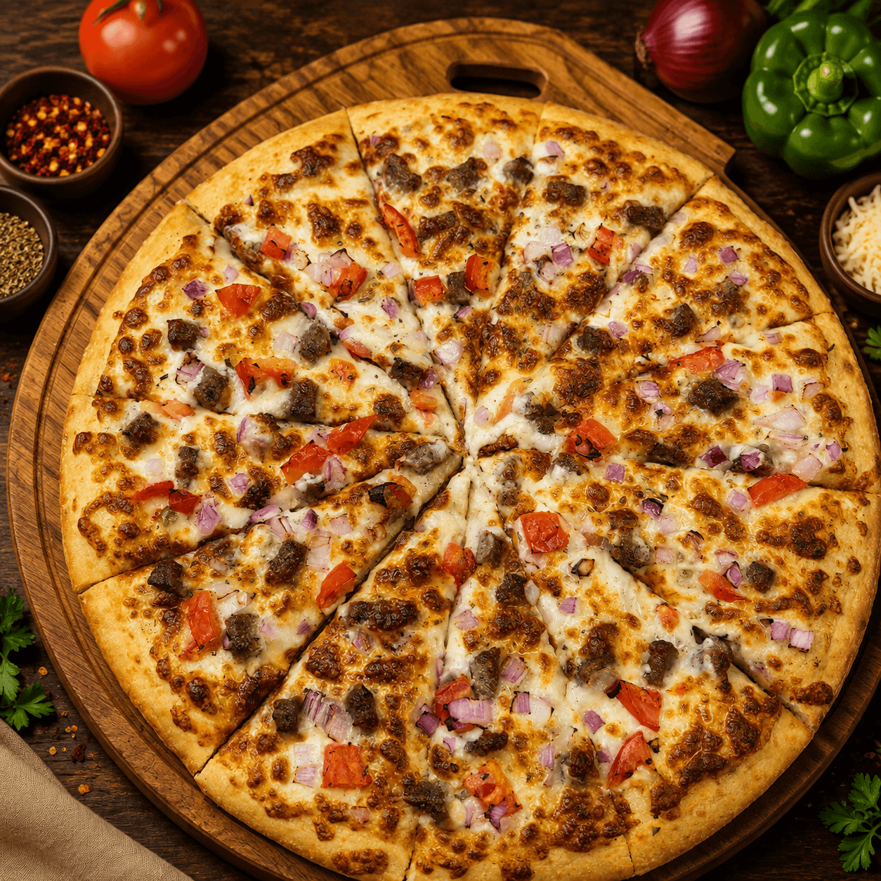Beef Gyros Pizza (M 12")